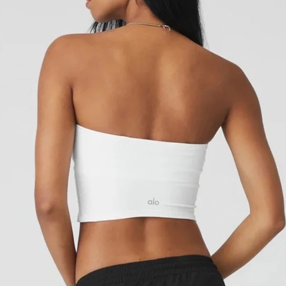 Alo Alosoft Convertible Sunkissed Bandeau Tank Top - Picture 9 of 9